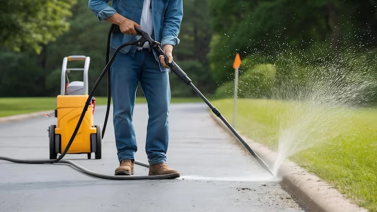 Driveway and concrete pressure washing in Springfield, MO